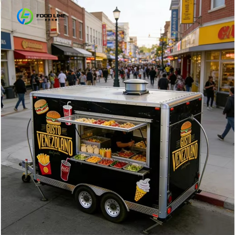 Coffee Van Equipment - Sprzęt restauracyjny w kształcie kwadratu, wózek