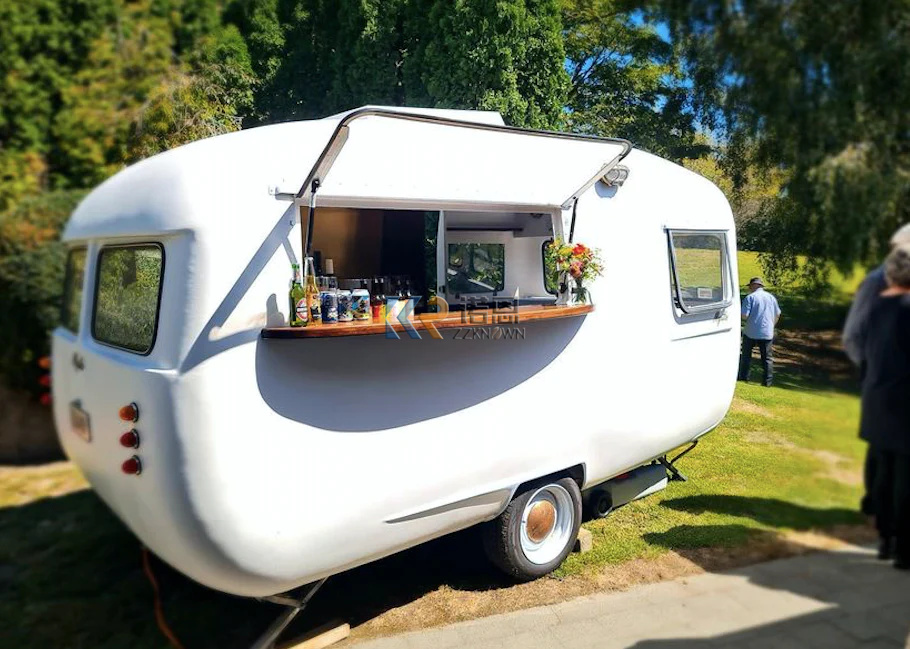Coffee Vending Equipment - W pełni wyposażona przyczepa kempingowa Wózki