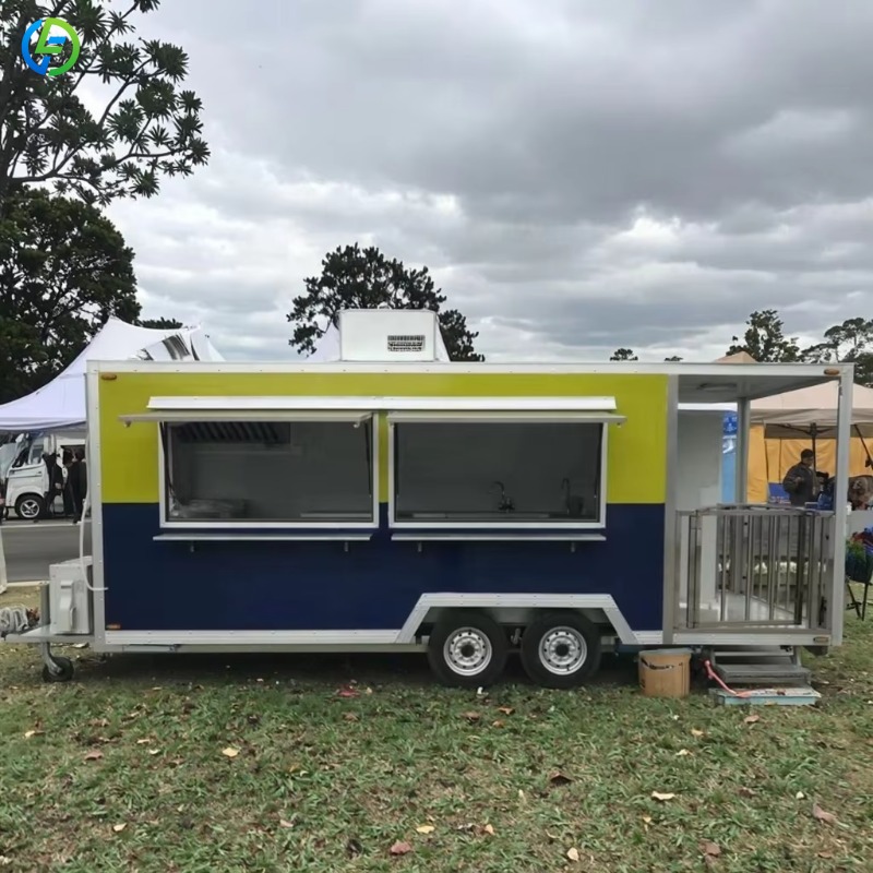 Outdoor Coffee Equipment - Personalizowany Mini Food Truck do Kawiarni,