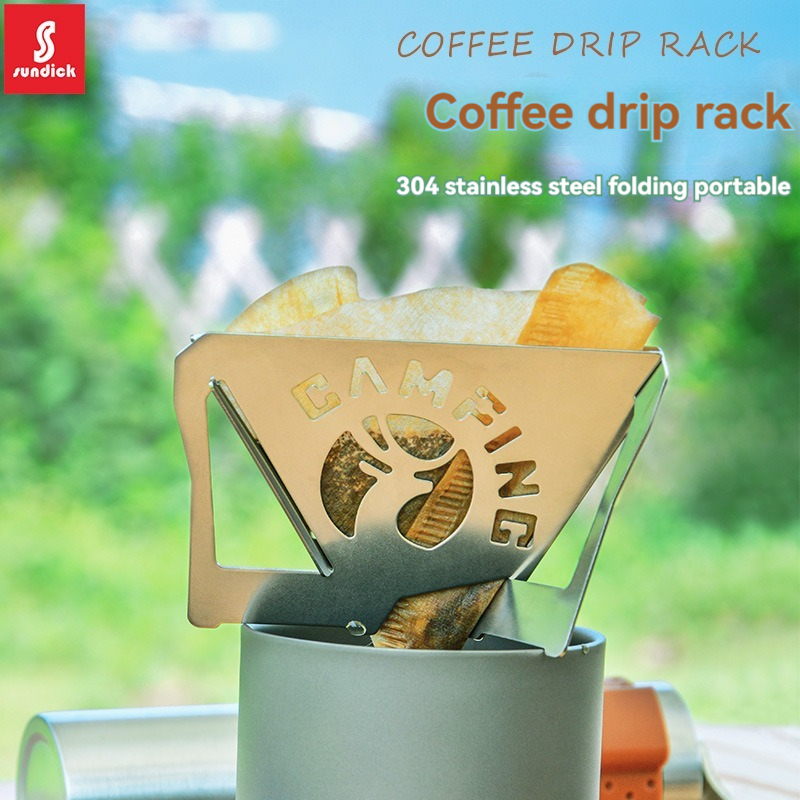 Outdoor Coffee Equipment - SUNDICK Outdoor Camping Home Składany uchwyt