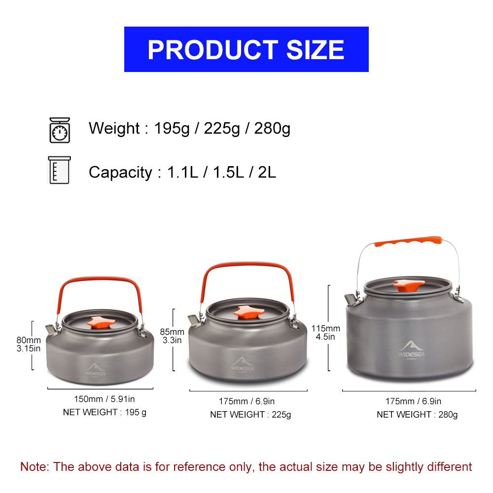 Veduea 1.1L 2L1.5L Camping cza – Outdoor Coffee Equipment recenzja i cena