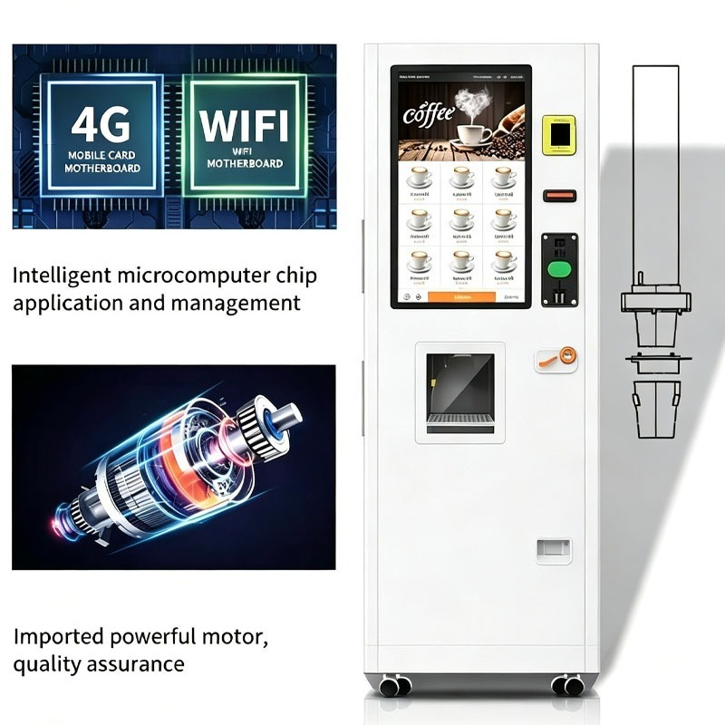 Automat do kawy, świeżo mielon – Coffee Vending Equipment recenzja i cena