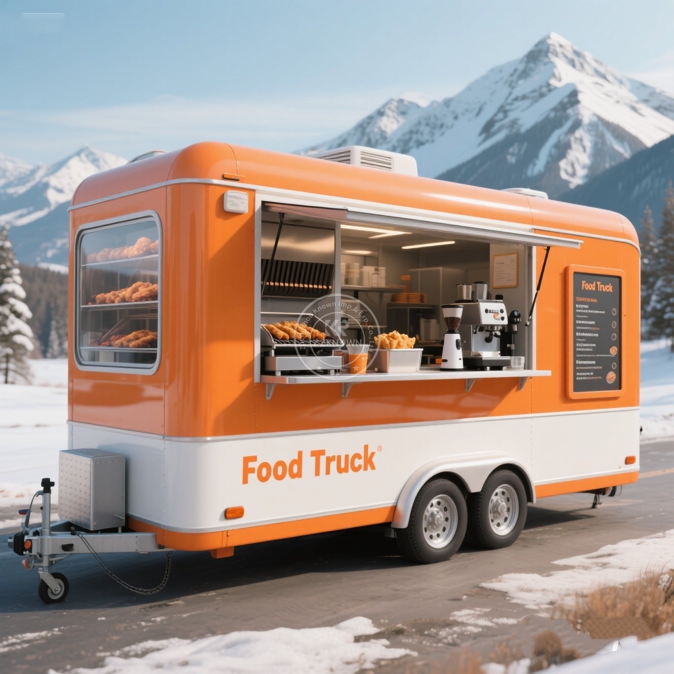 W pełni wyposażona mobilna kuc – Coffee Vending Equipment recenzja i cena